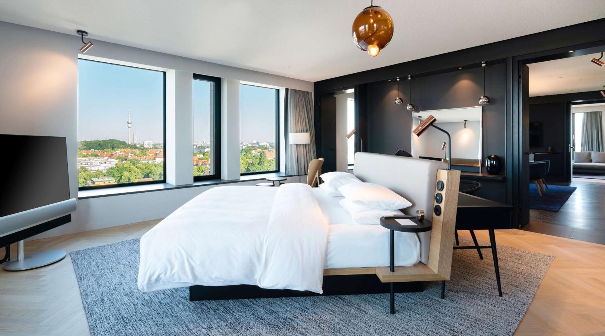 Andaz Munich Schwabinger Tor, By Hyatt Hotel Ngoại thất bức ảnh A bedroom at the hotel
